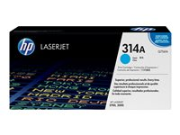 HP 314A - Cyan - original - LaserJet - tonerkassett (Q7561A) Q7561A