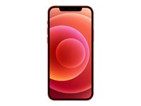 Apple iPhone 12 - (PRODUCT) RED - 5G smartphone - dual-SIM / Internal Memory 256 GB - OLED-skärm - 6.1" - 2532 x 1170 pixlar - 2 bakre kameror 12 MP, 12 MP - front camera 12 MP - röd MGJJ3QN/A