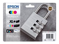 Epson 35XL Multipack - 4-pack - XL - svart, gul, cyan, magenta - original - blister med RF-larm/akustiskt larm - bläckpatron - för WorkForce Pro WF-4720, WF-4720DWF, WF-4725DWF, WF-4730, WF-4730DTWF, WF-4740, WF-4740DTWF C13T35994020