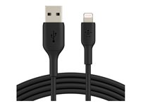 Belkin BOOST CHARGE - Lightning-kabel - Lightning hane till USB hane - 1 m - svart CAA001BT1MBK