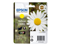 Epson 18XL - XL - gul - original - bläckpatron - för Expression Home XP-212, 215, 225, 312, 315, 322, 325, 412, 415, 422, 425 C13T18144010