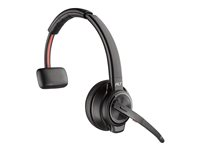 Poly Savi 8210 Office - Savi 8200 series - headset - på örat - DECT / Bluetooth - trådlös - USB-A via Bluetooth-adapter - svart - Zoomcertifierad, UC-certifierad 8D3E9AA