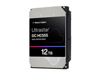 WD Ultrastar DC HC555 - Hårddisk - datacenter - 12 TB - inbyggd - 3.5" - SATA 6Gb/s - 7200 rpm - buffert: 512 MB 0B48720