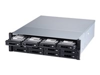 QNAP TS-H1677XU-RP - NAS-server - 16 fack - kan monteras i rack - SATA 6Gb/s - RAID RAID 0, 1, 5, 6, 10, 50, JBOD, 5 hot spare, 6-reservsnabbyte, 60, 10 hot spare, RAID TP - RAM 32 GB - Gigabit Ethernet / 10 Gigabit Ethernet - iSCSI support - 3U TS-H1677XU-RP-3700X-32G