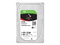 Seagate IronWolf Pro ST10000NE000 - Hårddisk - 10 TB - inbyggd - 3.5" - SATA 6Gb/s - 7200 rpm - buffert: 256 MB - med Seagate Rescue Data Recovery ST10000NE000