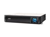 APC Smart-UPS C SMC1500I-2UC - UPS (kan monteras i rack) - AC 220/230/240 V - 900 Watt - 1500 VA - RS-232, USB - utgångskontakter: 4 - 2U - svart - med APC SmartConnect SMC1500I-2UC