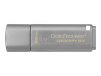 Kingston DataTraveler Locker+ G3 - USB flash-enhet - krypterat - 32 GB - USB 3.0 DTLPG3/32GB