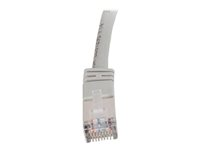 C2G Cat5e Booted Shielded (STP) Network Patch Cable - Patch-kabel - RJ-45 (hane) till RJ-45 (hane) - 4 m - STP - CAT 5e - formpressad - grå 83753