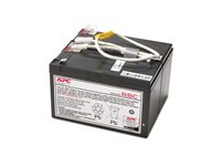 APC Replacement Battery Cartridge #109 - UPS-batteri - 1 x batteri - Bly-syra - träkol - för P/N: BN1250LCD, BR1200G-JP, BR1200LCDI, BR1500LCD, BR1500LCDI, BX1300LCD, BX1500LCD APCRBC109