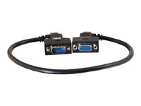 C2G VGA270 UXGA Monitor Extension Cable - VGA-förlängningskabel - HD-15 (VGA) (hane) till HD-15 (VGA) (hona) - 1 m - tumskruvar 81140