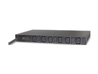 APC Basic Rack PDU - Kraftdistributionsenhet (kan monteras i rack) - AC 400 V - 22 kW - 3-fas - ingång: IEC 60309 - utgångskontakter: 6 (IEC 60320 C19) - 2.44 m sladd - svart - för P/N: SCL500RM1U, SMTL3KRM2UCLNC, SMX3KR2UNCX145, SRTL5KRM2UI-HW, SRYL15K20RMXLT AP7526