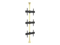 Multibrackets M Floor to Ceiling Mount Pro MBFC3U - Monteringssats (golv till takmontering) - för 3 LCD-bildskärmar - aluminium, stål - mässing - skärmstorlek: 40"-65" 7350073735761