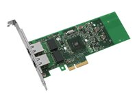 Intel Gigabit ET Dual Port Server Adapter - Nätverksadapter - PCIe 2.0 x4 låg profil - Gigabit Ethernet x 2 E1G42ET