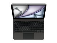 Apple Magic Keyboard - Tangentbord och foliefodral - med pekdyna - Apple Smart connector - AZERTY - fransk - svart - för 13-inch iPad Air (M2, M3) MGYY4F/A