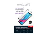 Insmat Exclusive - Skärmskydd för mobiltelefon - helskärm - 2.5D - glas - ramfärg svart - för Samsung Galaxy S25 861-1625