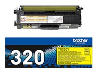 Brother TN320Y - Gul - original - tonerkassett - för Brother DCP-9055, DCP-9270, HL-4140, HL-4150, HL-4570, MFC-9460, MFC-9465, MFC-9970 TN320Y