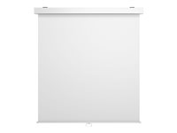 Multibrackets M Manual Projection Screen - Projektorduk - takmontering, väggmontering - 80" (203 cm) - 1:1 - Matte White - vit 7350073737154