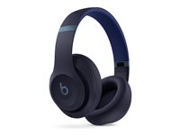 Beats Studio Pro - Hörlurar med mikrofon - fullstorlek - Bluetooth - trådlös, kabelansluten - aktiv brusradering - 3,5 mm kontakt, USB-C - marin MQTQ3DN/A