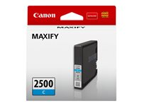 Canon PGI-2500 C - 9.6 ml - cyan - original - bläcktank - för MAXIFY iB4050, iB4150, MB5050, MB5150, MB5155, MB5350, MB5450, MB5455 9301B001