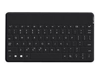 Logicool Keys-To-Go - Tangentbord - trådlös - Bluetooth - QWERTZ - tysk - svart 920-008545