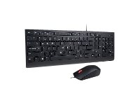 Lenovo Essential Wired Combo - Sats med tangentbord och mus - USB - finska 4X30L79916