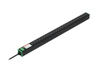 APC Easy Rack PDU Basic - Kraftdistributionsenhet (kan monteras i rack) - vertikal - AC 200-240 V - 3.7 kW - 1-fas - ingång: IEC 60309 16A - utgångskontakter: 24 (20 x IEC 60320 C13, 4 x IEC 60320 C19) - 0U - 2 m sladd SEP6117G