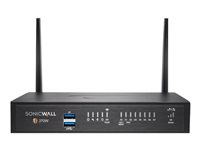 SonicWall TZ Series (Gen 7) TZ370W - Säkerhetsfunktion - med 3 års Essential Protection Service Suite - 1GbE - Wi-Fi 5 - 2.4 GHz, 5 GHz - SonicWall Promotional Tradeup - skrivbord 03-SSC-1373