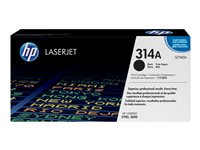 HP 314A - Svart - original - LaserJet - tonerkassett (Q7560A) - för Color LaserJet 2700, 2700n, 3000, 3000dn, 3000dtn, 3000n Q7560A