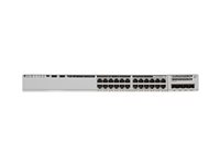 Cisco Catalyst 9200 - Network Essentials - switch - L3 - smart - 24 x 10/100/1000 (PoE+) - rackmonterbar - PoE+ C9200-24P-E