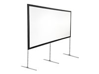 Multibrackets M Fast-fold - Projektorduk - 300" (762 cm) - 16:9 - Matte White - svart 7350073731961
