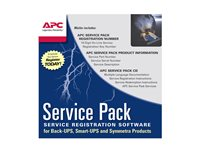 APC Extended Warranty Service Pack - Tekniskt stöd - telefonrådgivning - 3 år - 24x7 - för P/N: SMX1000C, SMX48RMBP2US, SMX750C, SRT1000RMXLI-NC, SRT48BPJ, SRT72BPJ, SRT72RMBPUS WBEXTWAR3YR-SP-02