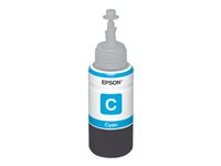 Epson T6642 - 70 ml - cyan - original - påfyllnadsbläck - för EcoTank ET-14000, ET-16500, ET-2500, ET-2550, ET-2600, ET-2650, ET-3600, ET-4500, ET-4550 C13T664240