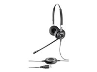 Jabra BIZ 2400 Duo USB - Headset - på örat - kabelansluten 2499-829-104