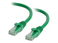 C2G - Patch-kabel - RJ-45 (hane) till RJ-45 (hane) - 50 cm - UTP - CAT 6a - startad, hakfri - grön 82507