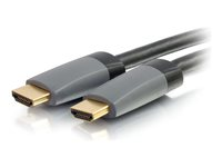 C2G 6ft Select High Speed HDMI Cable with Ethernet 4K 60Hz - In-Wall CL2-Rated - HDMI-kabel med Ethernet - HDMI hane till HDMI hane - 1.83 m - skärmad - svart - stöd för 4K 50627