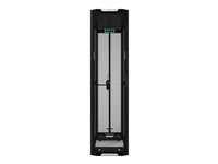 HPE 600mm x 1075mm G2 Enterprise Shock Rack - Rack - svart med silverdetaljer - 48U - 19" P9K50A