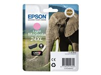 Epson 24XL - 9.8 ml - XL - ljus magenta - original - blister med RF-larm/akustiskt larm - bläckpatron - för Expression Photo XP-55, 750, 760, 850, 860, 950, 960; Expression Premium XP-750, 850 C13T24364020