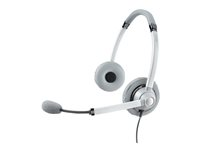 Jabra UC Voice 750 MS Duo Light - Headset - på örat - kabelansluten - ljust 7599-823-109