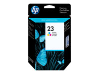 HP 23 - 30 ml - färg (cyan, magenta, gul) - original - bläckpatron - för Deskjet 83X; Officejet R40, R45, R60, R65, R80, T45, T65; Officejet Pro 11XX; psc 500 C1823D