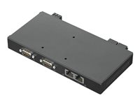 Lenovo ThinkCentre Nano IO Expansion Box - Dockningsstation - USB-C 3.1 Gen 1 - 1GbE - för ThinkCentre M75n; M75n IoT; M75t Gen 2; M90n-1; M90n-1 IoT 4XH0X77236