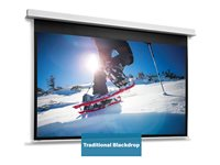 Da-Lite DescenderPro - Projektorduk - takmontering - motoriserad - 230 V - 107" (271 cm) - 16:10 - Matte White (Non Tensioned) - RAL 9016 10144798