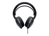 Alienware Gaming Headset AW520H - Headset - fullstorlek - kabelansluten - USB, 3,5 mm kontakt - Dark Side of the Moon AW520H-G-DEAM