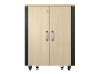 APC NetShelter - Rack (horisontell) - ljudisolerad - AC 230 V - lönn - 17U - 19" AR4017IA