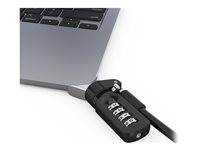 Compulocks Ledge Lock Adapter for MacBook Air 15" M2-M4 with Combination Cable Lock Silver - Säkerhetssats för system - kombinationslås - för Apple MacBook Air (15.3 tum, I mitten av 2023, M2) MBALDG05CL