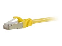 C2G - Patch-kabel - RJ-45 (hane) till RJ-45 (hane) - 20 m - STP - CAT 5e - formpressad, tvinnad - gul 83817