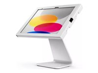 Compulocks iPad 10.9" 10th Gen Swell Enclosure Rotating Counter Stand - Monteringssats (hölje, diskställ) - för surfplatta - aluminium, stål - vit - skärmstorlek: 10.9" - disk-monteringsbar - för Apple 10.9-inch iPad (10:e generation) 303W209SWLW