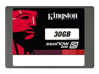 Kingston SSDNow S200 - SSD - 30 GB - inbyggd - 2.5" - SATA 6Gb/s SS200S3/30G