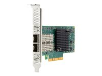 HPE X2522-25G-PLUS - Nätverksadapter - PCIe 3.0 x8 - 10Gb Ethernet / 25Gb Ethernet SFP28 x 2 - för ProLiant DL325 Gen10, DL345 Gen10, DL360 Gen10, DL380 Gen10, XL220n Gen10, XL290n Gen10 P21109-B21