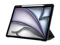 dbramante1928 Mayfair - Vikbart fodral för surfplatta - bulk - svart - för Apple 12.9-inch iPad Pro (5:e generation, 6:e generation); 13-inch iPad Air (M2, M3, M4) MFIPBL004410