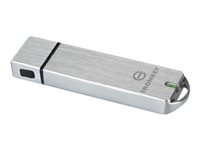 IronKey Basic S1000 - USB flash-enhet - krypterat - FIPS 140-2 Level 3 - 64 GB - USB 3.0 - TAA-kompatibel IKS1000B/64GB